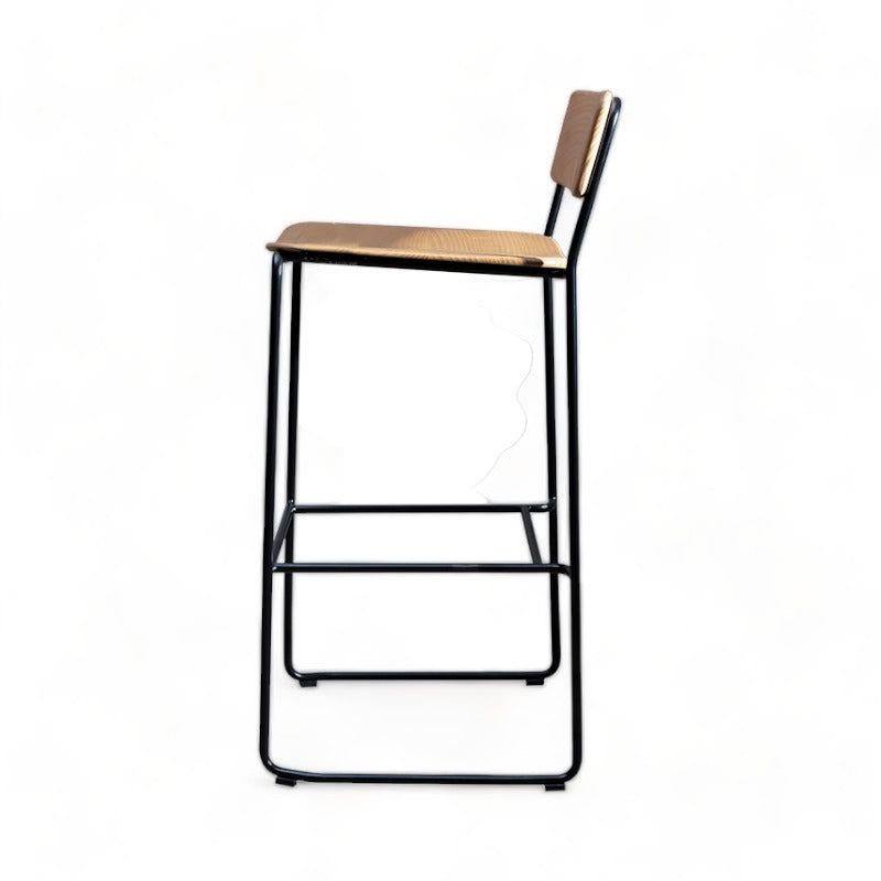 Wono teak bar stool