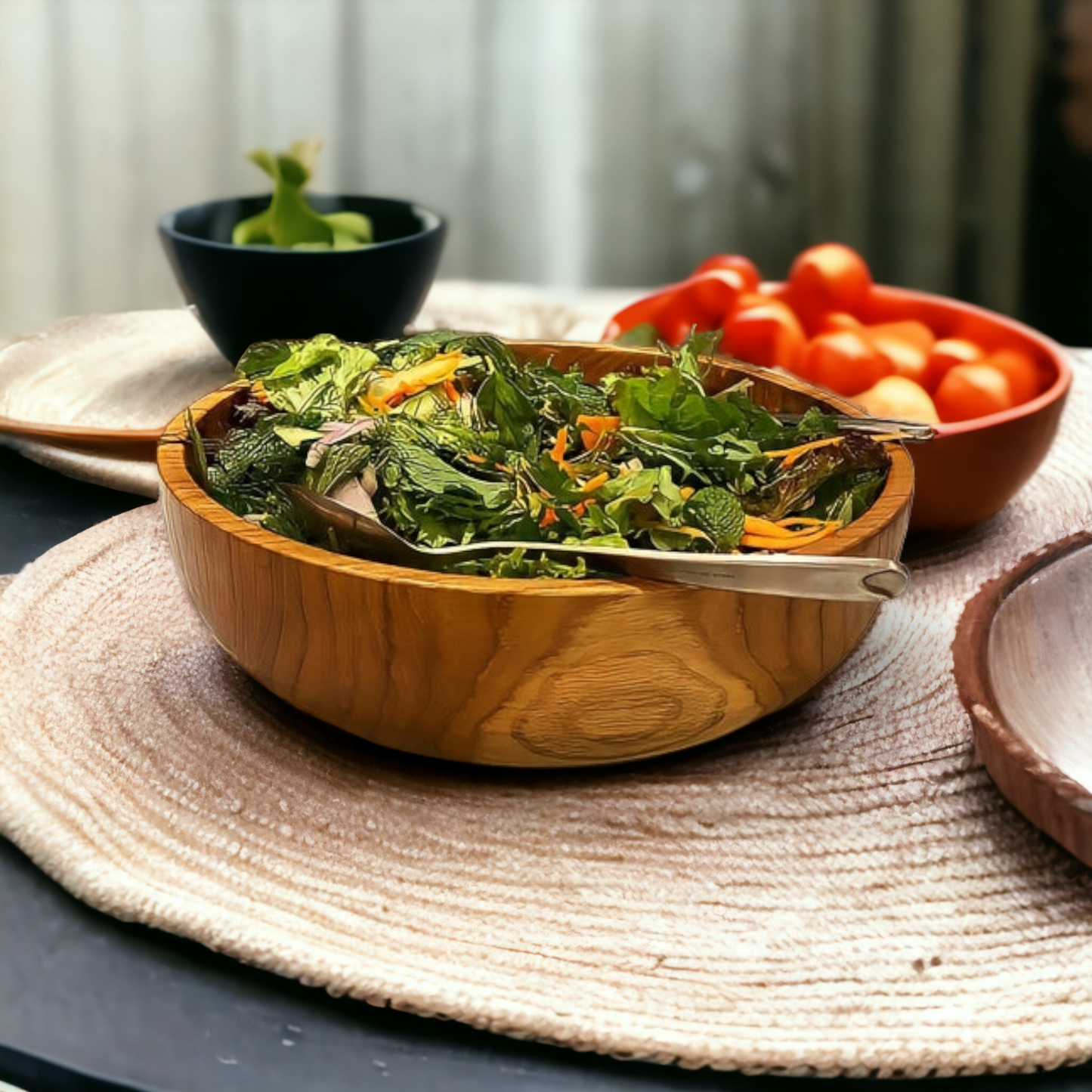 Teak Bowl