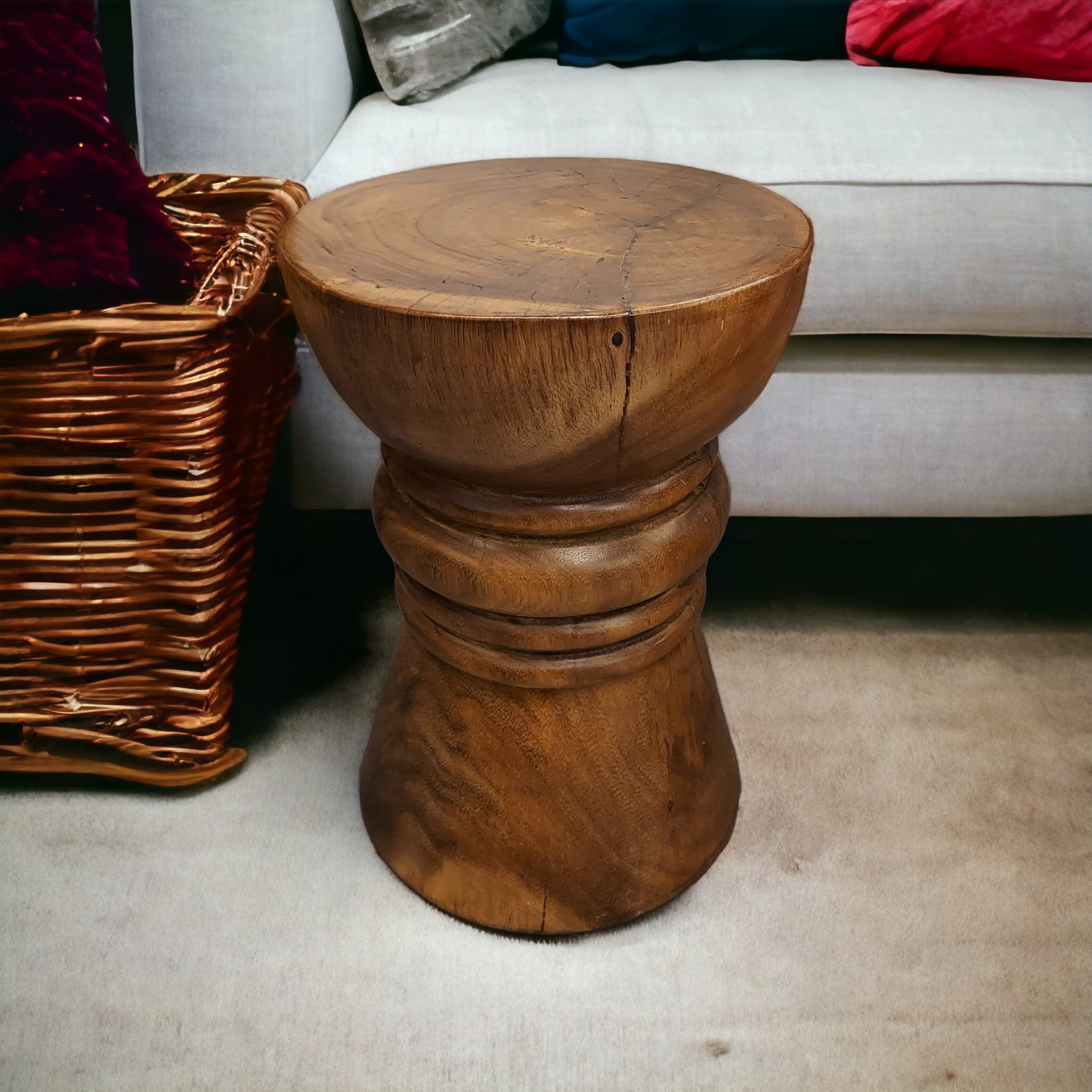 Pion rain wooden stool (display)