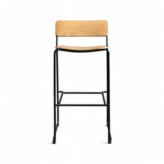 Wono teak bar stool
