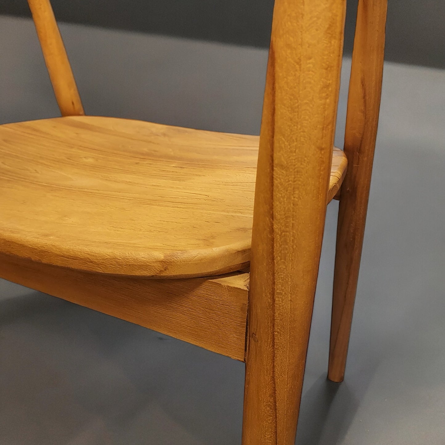 Diamond teak dining chair