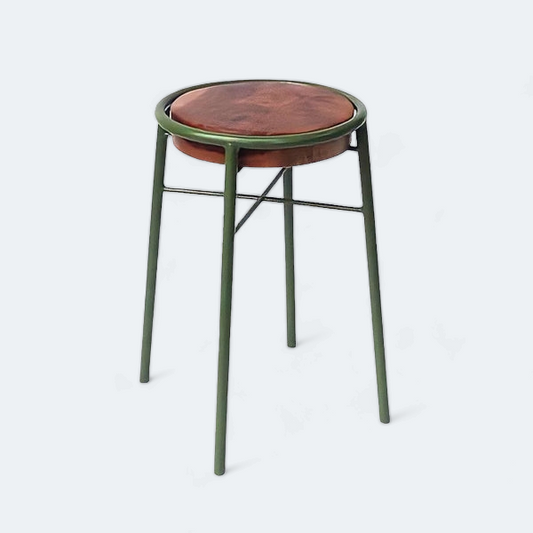 Hugo teak round stool